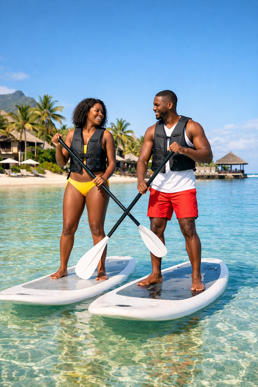 Praia paradisíaca nas Maurícias